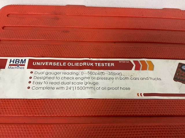 Hbm oliedruktester - afbeelding 4 van  4