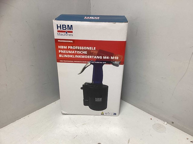 Hbm professionele pneumatische blindklinkmoertang blindklinknagelmachine - afbeelding 3 van  3
