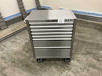 Hbm roestvrijstalen werkkar - afbeelding 2 van  4