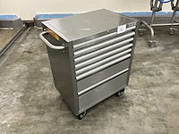 Hbm roestvrijstalen werkkar - afbeelding 3 van  4