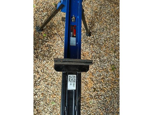 Hbm standaard met klem, blauw - afbeelding 2 van  4