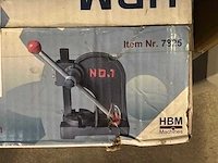 Hbm tandheugel persmachine - afbeelding 3 van  3