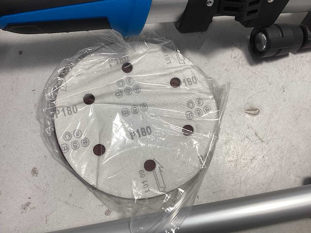 Hbm wand-plafondschuurmachine 750 watt + ledlamp - afbeelding 2 van  10