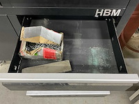 Hbm werkbank met bankschroef en slijpmachine - afbeelding 3 van  13