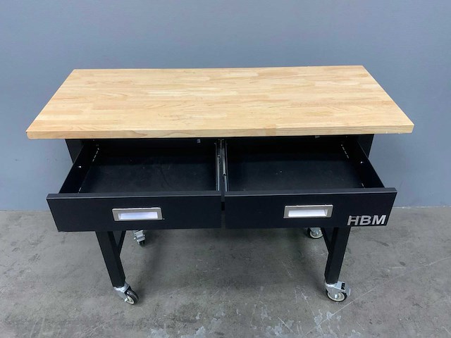 Hbm werktafel (2x) 122x51x98 cm en 105x71x86 cm - afbeelding 3 van  4