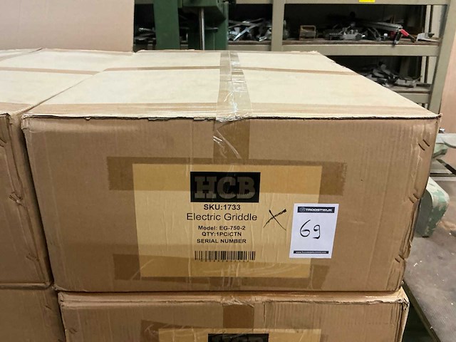 Hcb eg-750-2 sku:1733 grill- en bakplaat - afbeelding 8 van  8