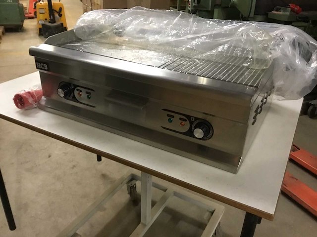 Hcb eg-750-2 sku:1733 grill- en bakplaat - afbeelding 1 van  9