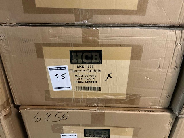 Hcb eg-750-2 sku:1733 grill- en bakplaat - afbeelding 9 van  9