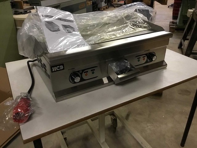 Hcb eg-750 sku:1721 grill- en bakplaat - afbeelding 2 van  6