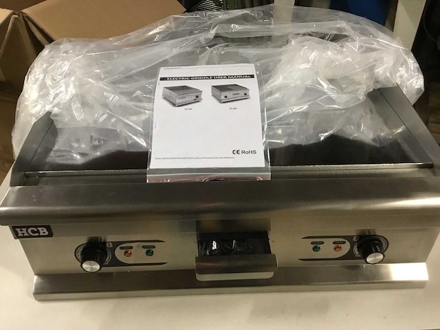 Hcb eg-750d sku:6846 grill- en bakplaat - afbeelding 3 van  7