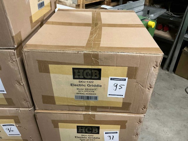 Hcb eg-818-3 sku:1322 grill- en bakplaat - afbeelding 6 van  6