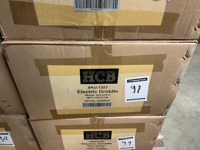 Hcb eg-818-3 sku:1322 grill- en bakplaat - afbeelding 6 van  6