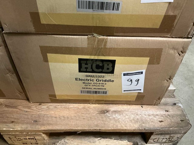 Hcb eg-818-3 sku:1322 grill- en bakplaat - afbeelding 6 van  6