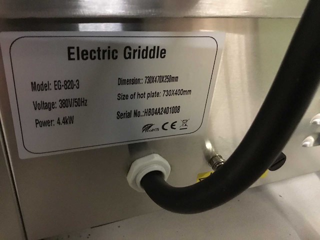 Hcb eg-820-3 sku:2802 grill- en bakplaat - afbeelding 5 van  7