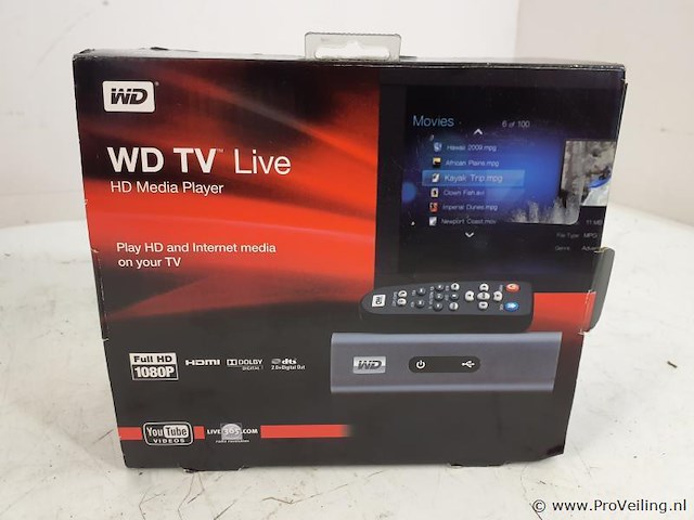 Hd media player wd tv live - afbeelding 1 van  9