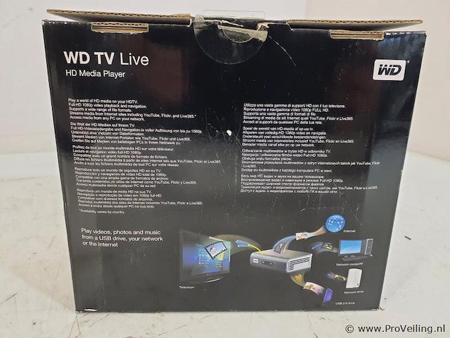 Hd media player wd tv live - afbeelding 2 van  9