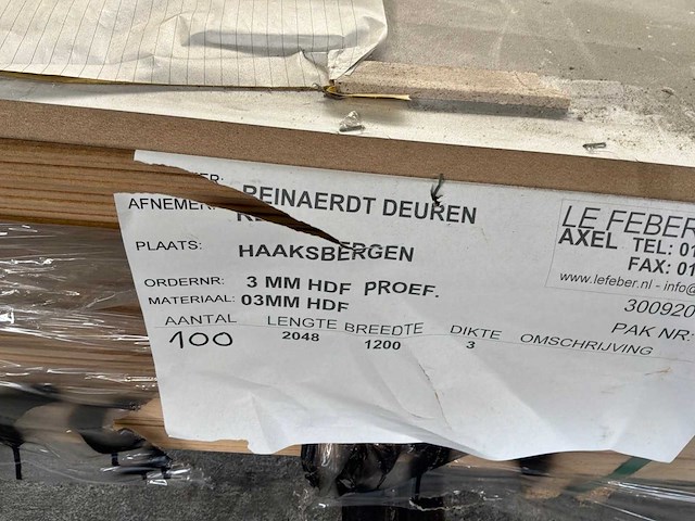 Hdf deurplaat (100x) - afbeelding 4 van  4