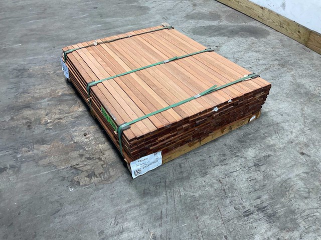 Hdh keruing lat 100x3,1x1,5 cm (194x) - afbeelding 2 van  6