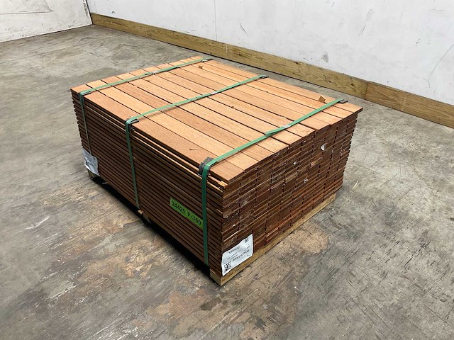 Hdh keruing lat 100x7x1,5 cm (400x) - afbeelding 1 van  6