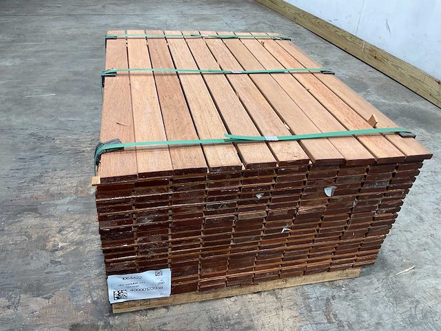 Hdh keruing lat 100x7x1,5 cm (400x) - afbeelding 3 van  6