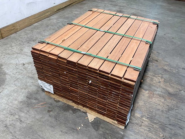 Hdh keruing lat 100x7x1,5 cm (400x) - afbeelding 4 van  6