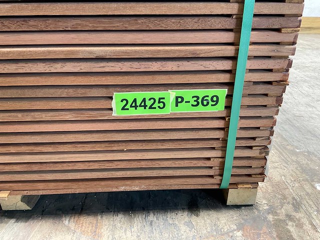Hdh keruing lat 100x7x1,5 cm (400x) - afbeelding 6 van  6