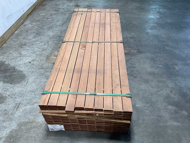 Hdh keruing lat 195x7x1,5 cm (200x) - afbeelding 3 van  6