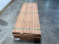 Hdh keruing lat 195x7x1,5 cm (200x) - afbeelding 3 van  6