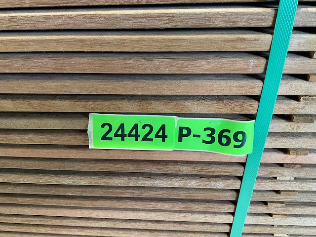Hdh keruing lat 195x7x1,5 cm (200x) - afbeelding 6 van  6