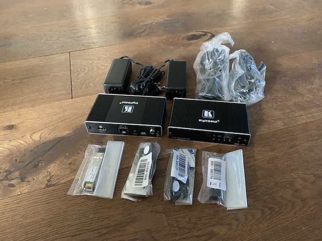 Hdmi extender set, kramer, 675r/t, zwart, 2026 - afbeelding 1 van  5