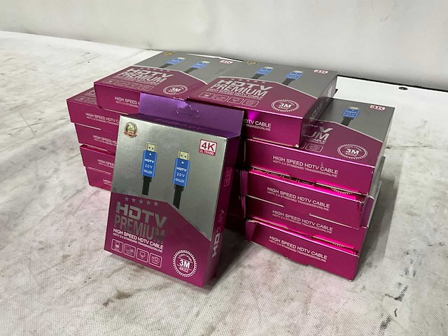 Hdtv premium hdtv 2.0 hdmi kabel 3m (15x) - afbeelding 1 van  5