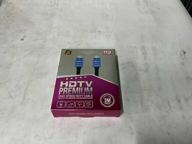 Hdtv premium hdtv 2.0 hdmi kabel 3m (15x) - afbeelding 3 van  5