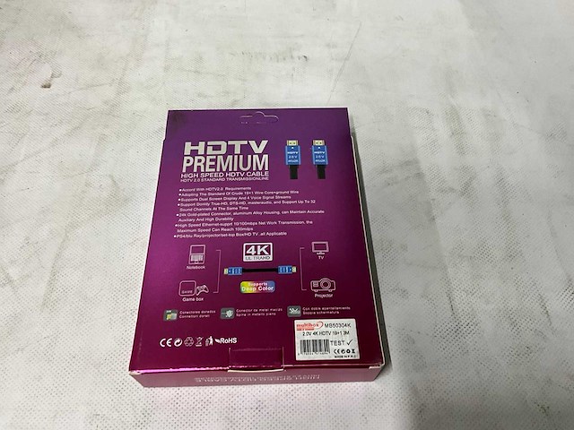 Hdtv premium hdtv 2.0 hdmi kabel 3m (15x) - afbeelding 4 van  5