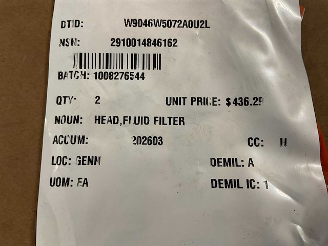 Head fluid filter (2x) - afbeelding 3 van  3