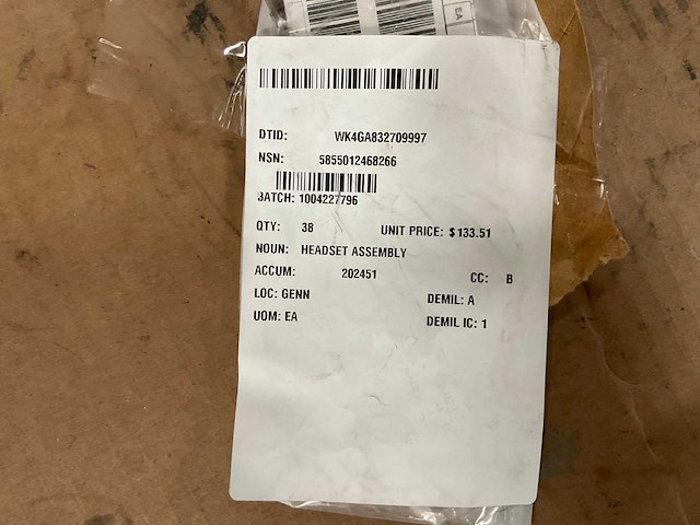 Headset assembly (38x) - afbeelding 6 van  6