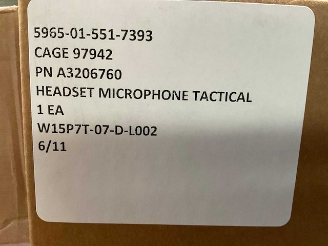 Headset microphone tactical - afbeelding 4 van  4