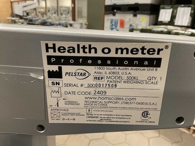 Health o meter 500kl personen weegschaal - afbeelding 4 van  5