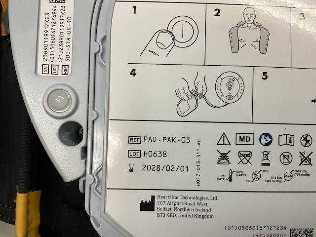 Heartsine sam 500p aed - afbeelding 4 van  4