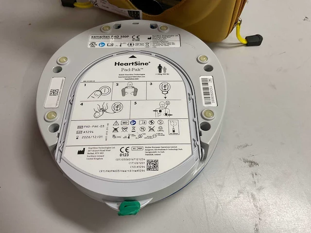 Heartsine samaritan pad sam 350p aed defibrillator engelstalig - afbeelding 3 van  4
