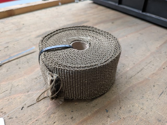 Heat sleeve wrap t.b.v. manifold / uitlaatspruitstuk - afbeelding 2 van  6