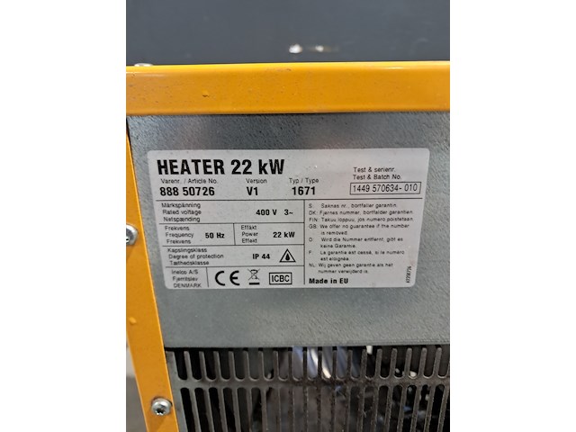 Heater 22kw, v1 1671 - afbeelding 5 van  6