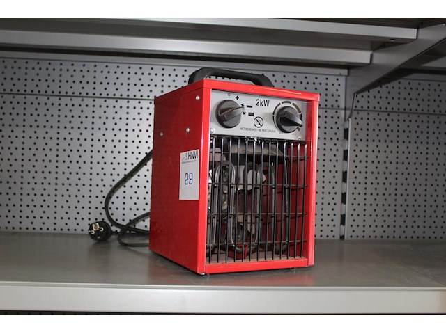 Heater handson 2kw. - afbeelding 1 van  2