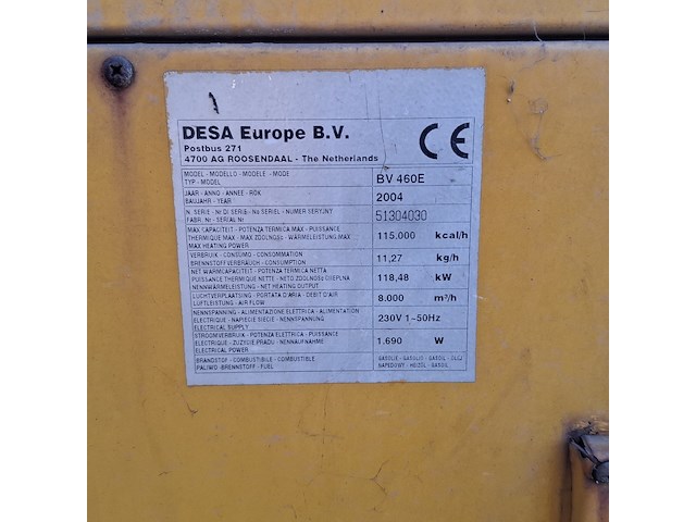 Heater master , bv460e, geel, 2004 - afbeelding 7 van  16