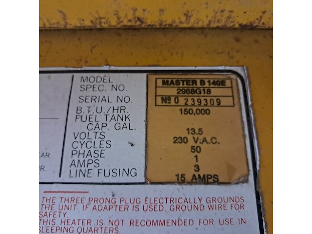 Heater, master, instant, geel - afbeelding 7 van  16