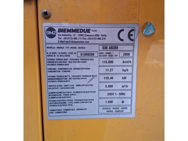 Heater, oklima , sm460m, geel, 2006 - afbeelding 9 van  18