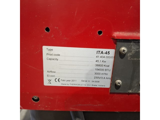 Heater, thermobile, ita-45 diesel, 2011 - afbeelding 2 van  12