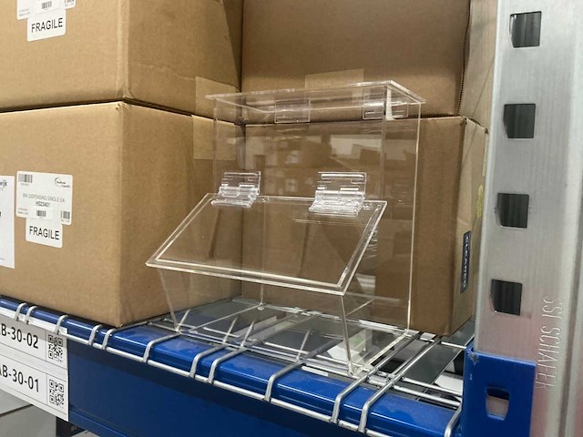 Heatrow scientific hs23401 bin wegwerp single ea (12x) - afbeelding 1 van  5