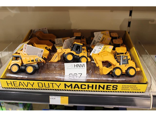 Heavy duty machines in diverse uitvoeringen, 11 stuks. - afbeelding 1 van  1