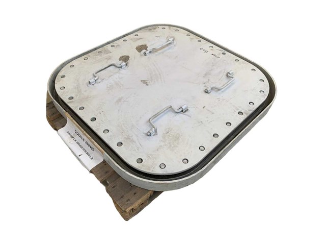 Heavy-duty marine hatch cover 820x820mm corrosion-resistant metal watertight access panel for boats and ships - afbeelding 13 van  14