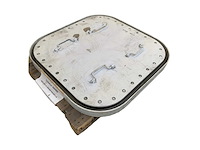Heavy-duty marine hatch cover 820x820mm corrosion-resistant metal watertight access panel for boats and ships - afbeelding 13 van  14